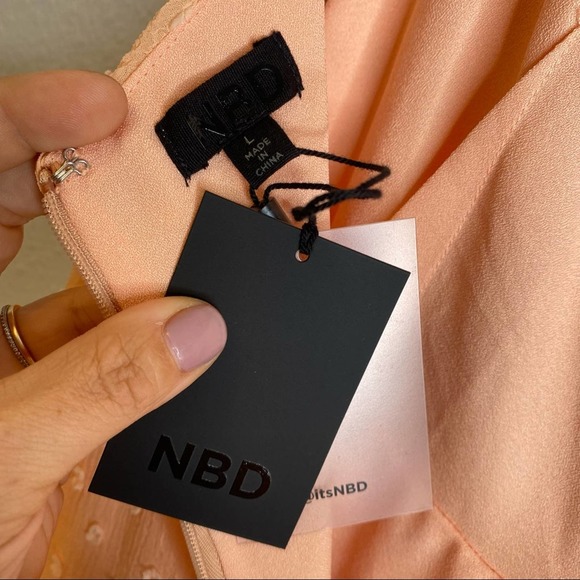 NWT NBD Revolve Yvonne Midi Dress Size Large - Picture 12 of 15